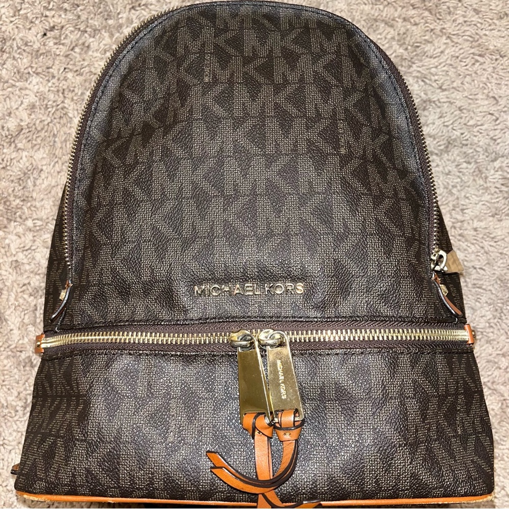 Michael Kors Brown Backpack